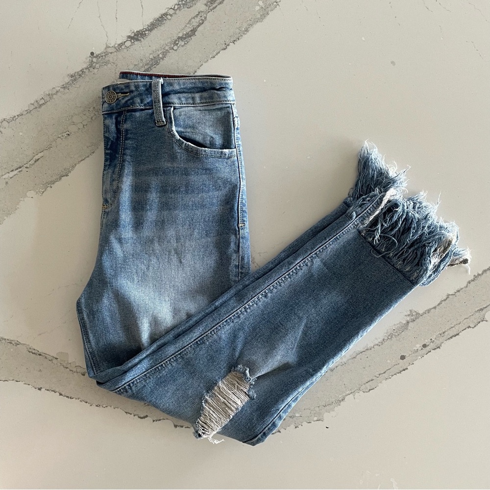 Cello Fringe Jeans - Picture 1 of 7